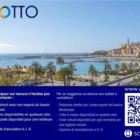 Daire Luxueux 3p Climatise Avec Terrasses Et Parkings - Fr-1-196-331 Menton